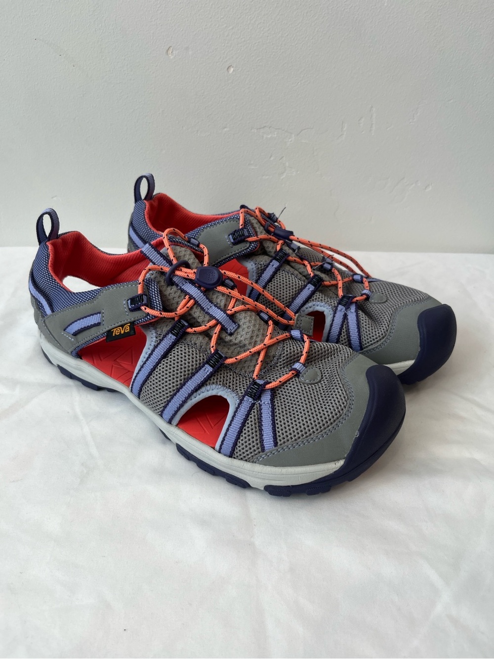 Teva Manatee Kids Water Hiking Sport Sandals Gray Closed Toe Size 7